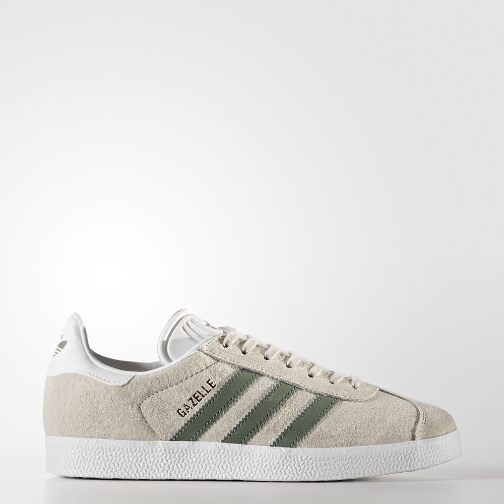 Adidas Gazelle - Originals γυναικεια - Μπεζ/Γκρι/Πρασινο/Ασπρα,Μέγεθος: EU 36 – 54 2/3 (308OGRQB)